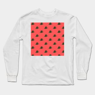 Cork Hat - Red Long Sleeve T-Shirt